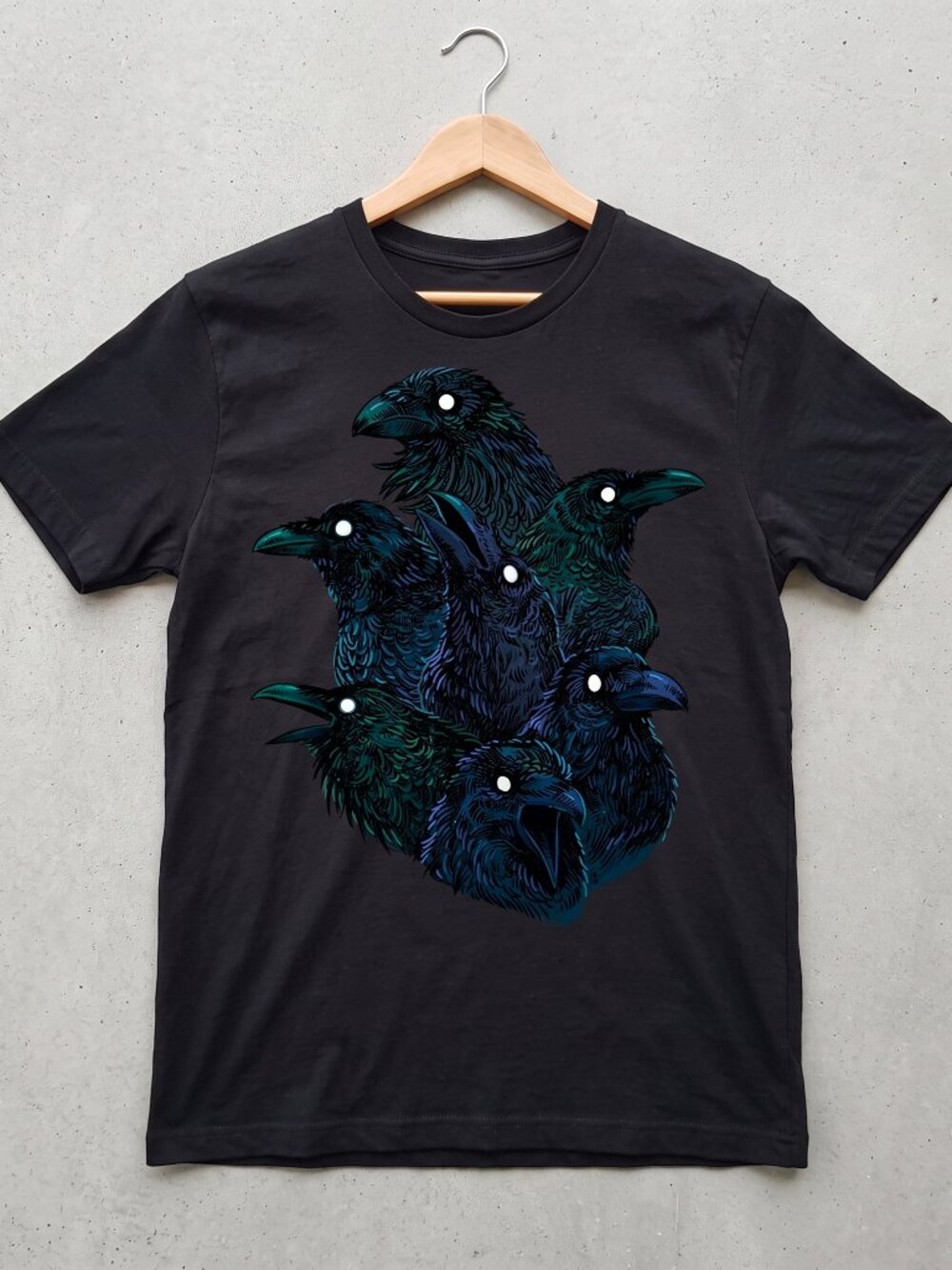 Raven Pattern Tshirt
